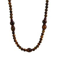 Necklace Kenshò in Semiprecious stones CL04 OCCHIO DI TIGRE KENSHO' - CL04 OCCHIO DI TIGRE KENSHO'